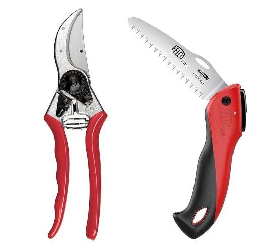 Felco No2 Secateurs & 601 Folding Pruner Saw Giftbox