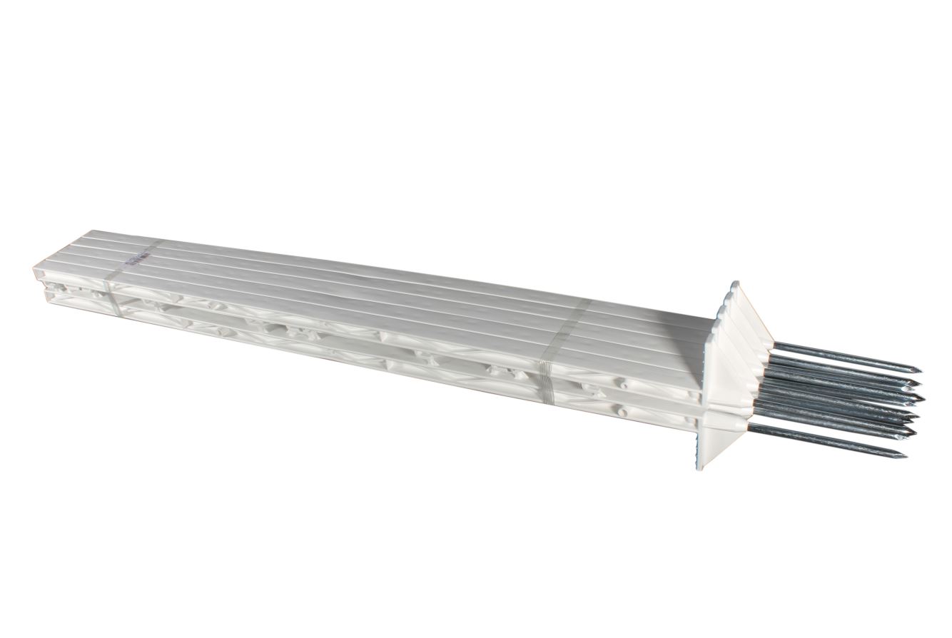 Fenceman White Electric Fencing Poly Post 90cm 119274 (2)