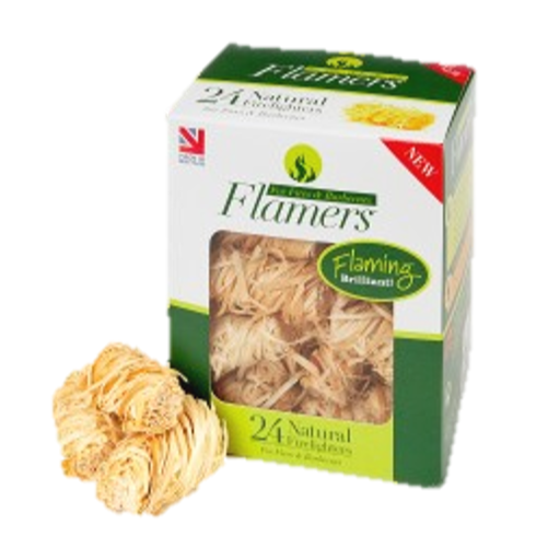 Flamers Natural Firelights - Pack of 24