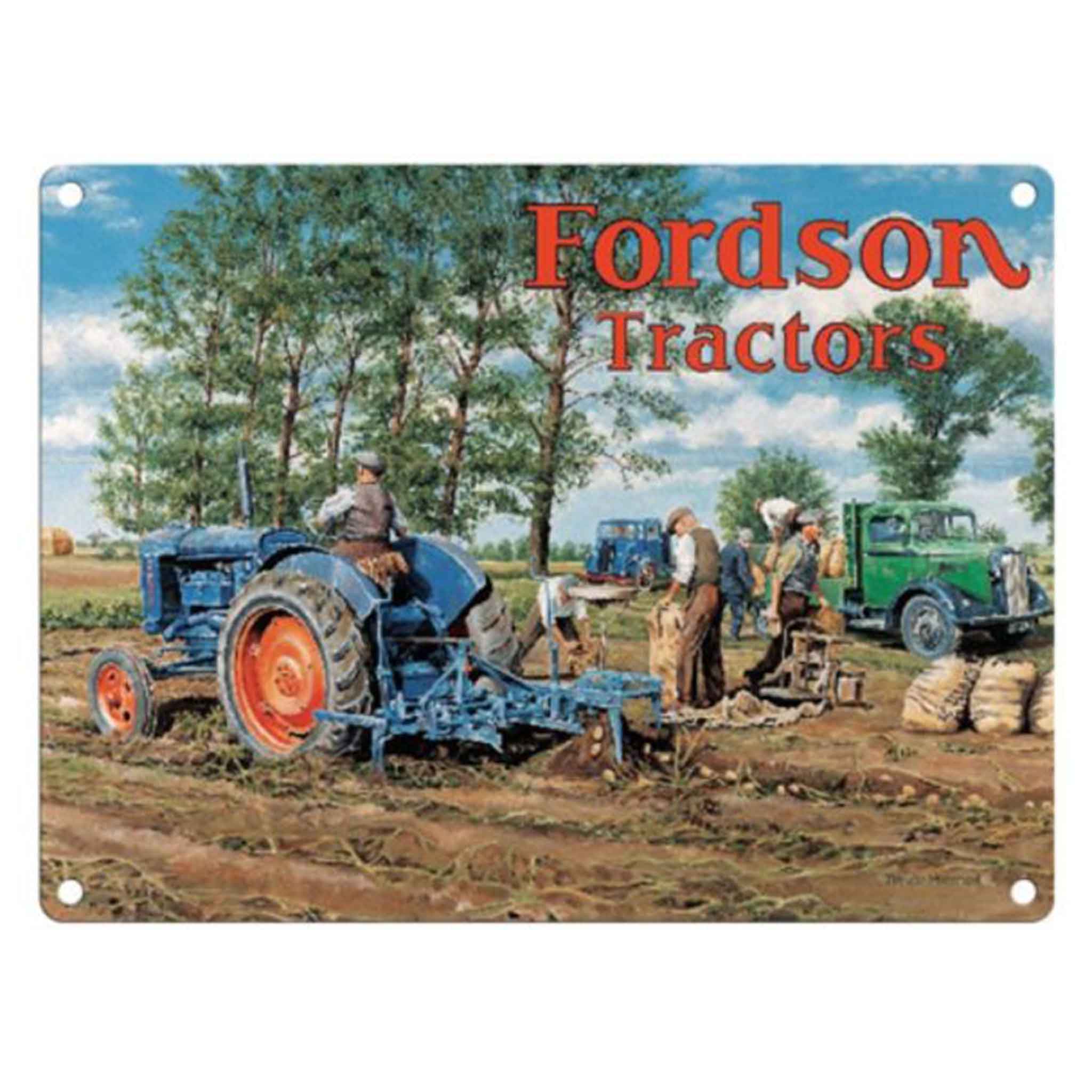 Fordson Tractors Large Metal Sign 30x40cm