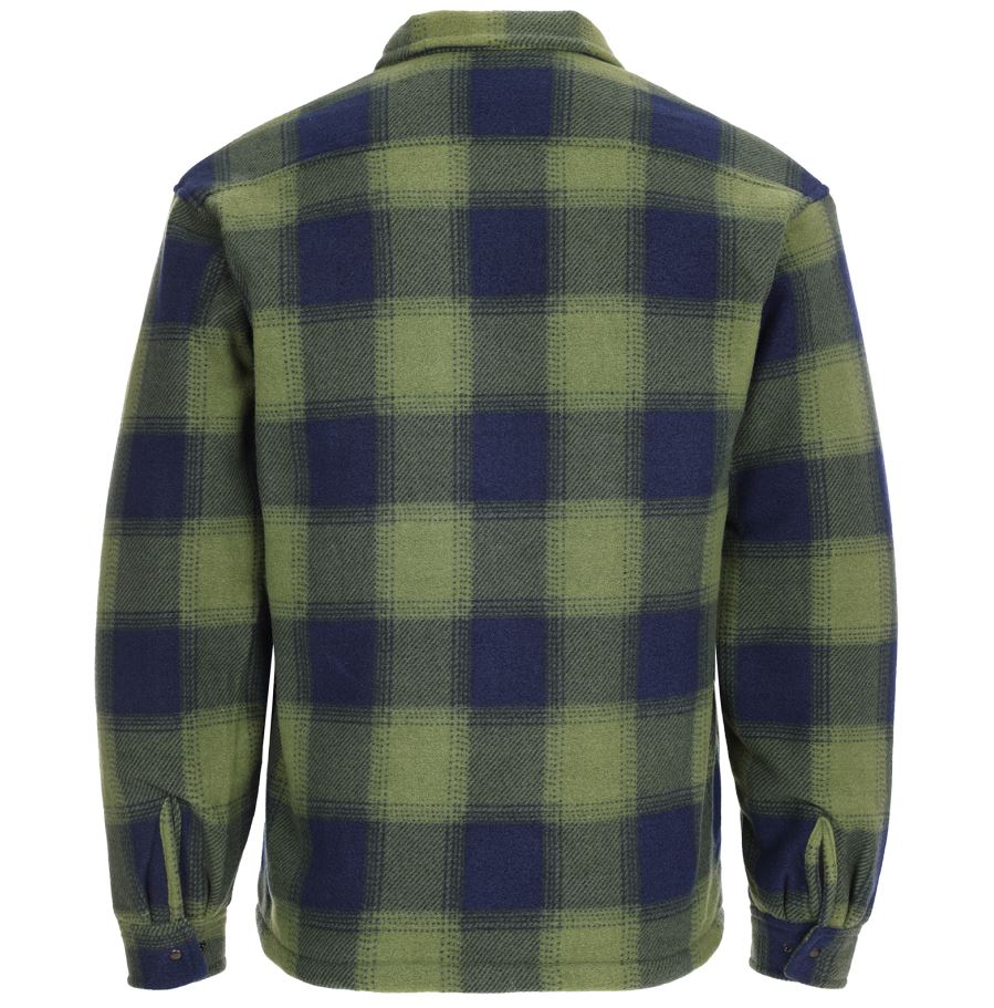 Fort Workwear 126 Portman Fleece Checked Shacket Green 3