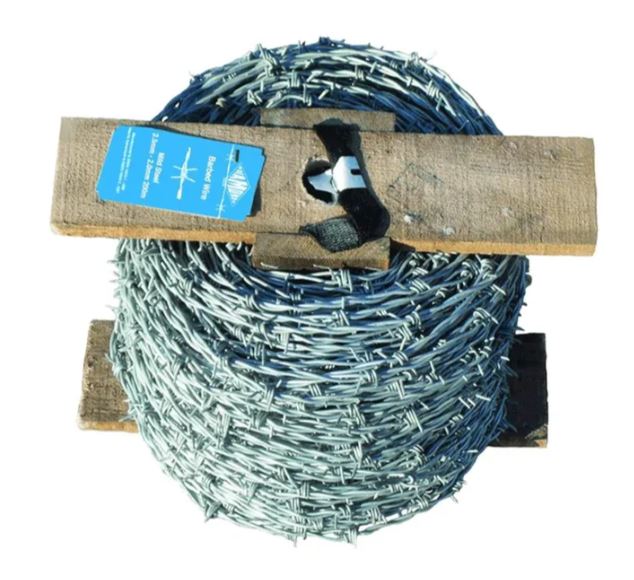Galvanised Barbed Wire (Mild Steel) 200M