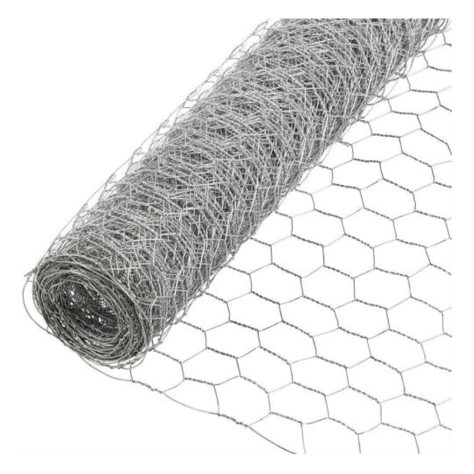 Galvanised Wire Mesh Netting 600mm x 25mm x 10M