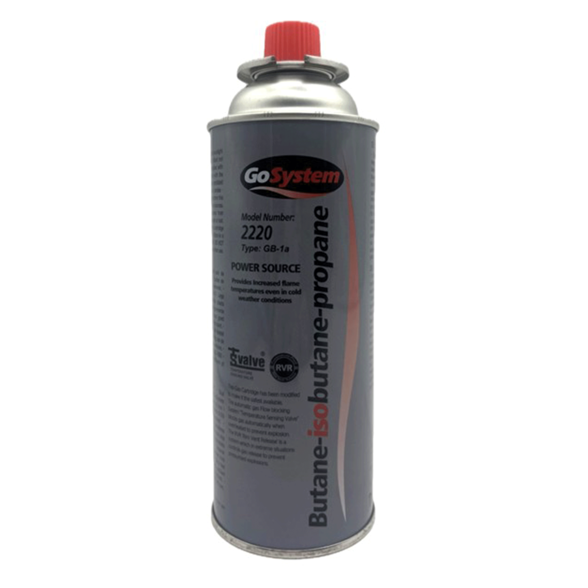 GoSystem 2220 Bayonet Butane Propane Mix Gas Cartridge 227g