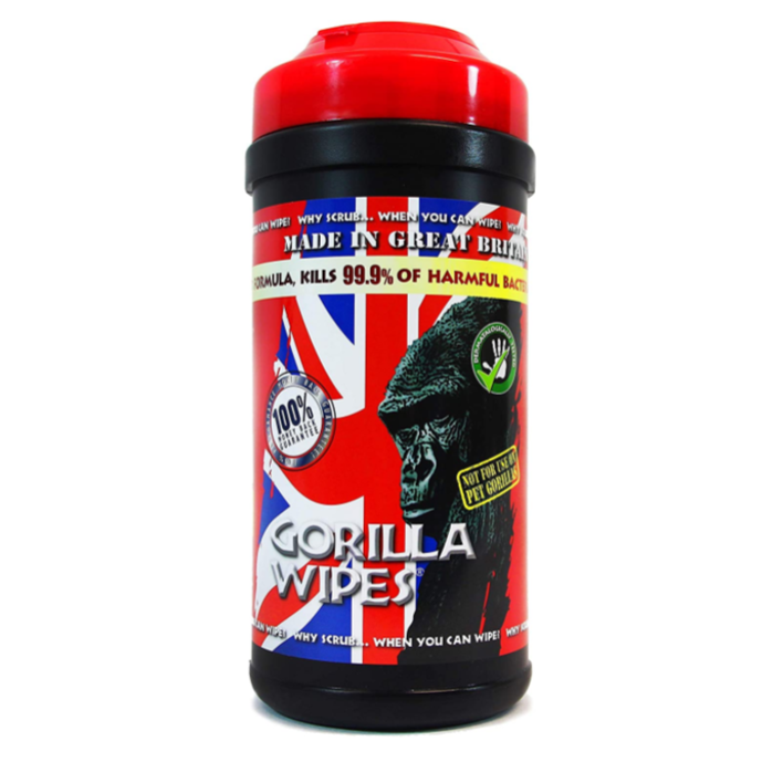 Gorilla Wipes (Tub of 80) Antibacterial Cleaning Wipes 1