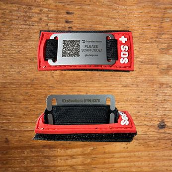 Guardian Horse Riding Helmet 'Help-Me' Badge 2