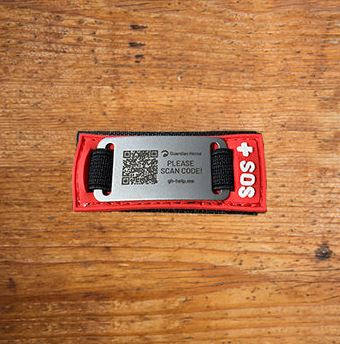 Guardian Horse Riding Helmet 'Help-Me' Badge 4