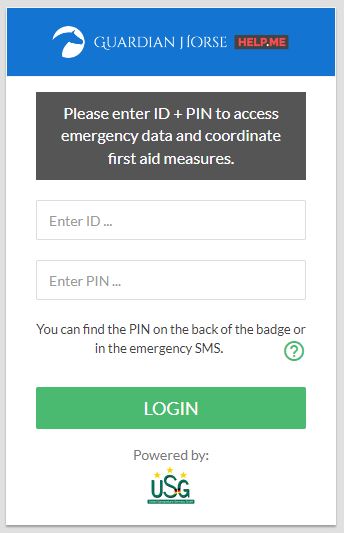 Guardian Horse Riding Helmet 'Help-Me' Badge 5