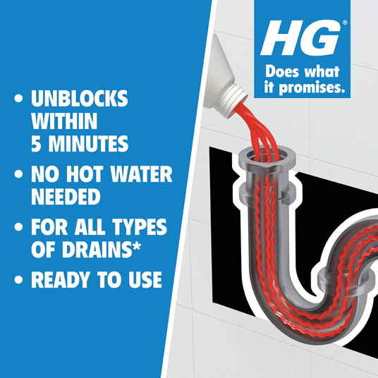 HG Liquid Drain & Plug Unblocker 1L