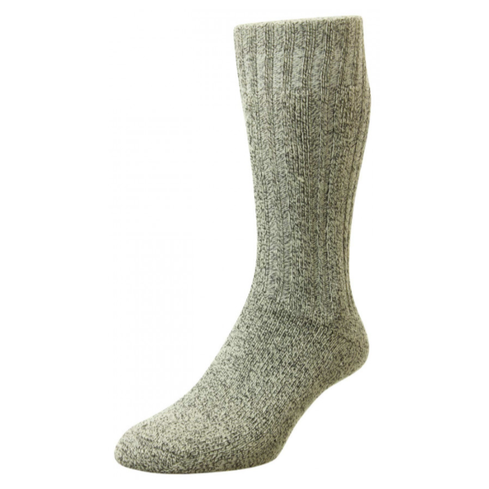 HJ Hall Cotton Rich Outdoor Boots Sock Grey 1
