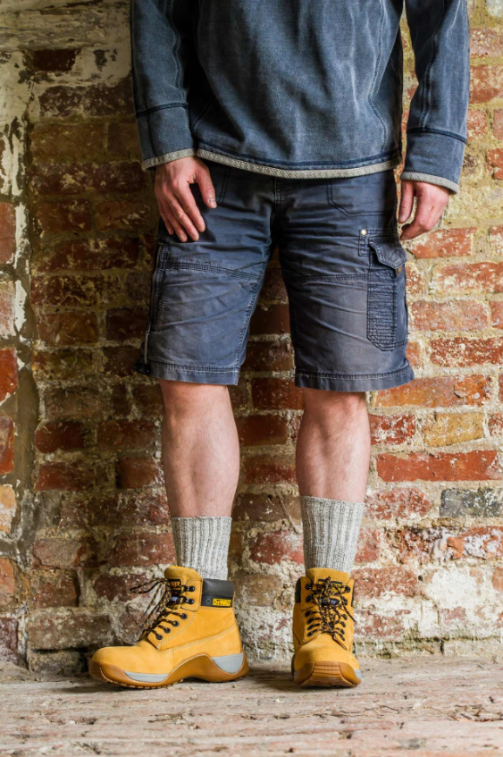 HJ Hall Cotton Rich Outdoor Boots Sock Grey 2