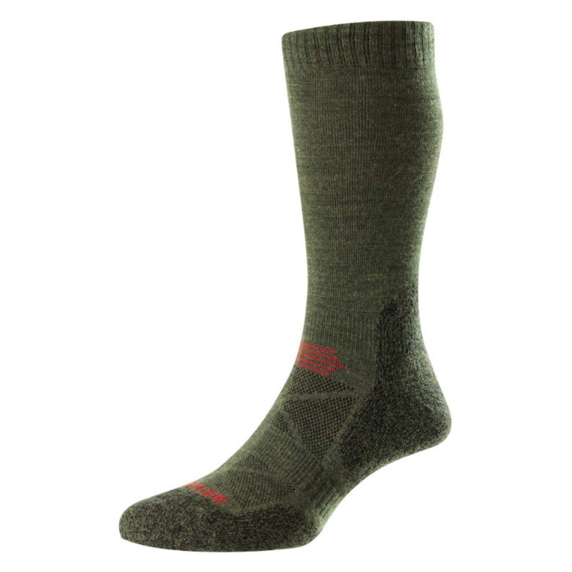 HJ Hall Men's ProTrek Adventure Trek Socks Moss-Green 3