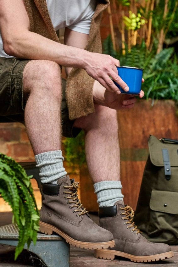 HJ Hall Merino Wool Premium Boot Socks Grey 2