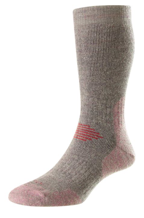 HJ Hall ProTrek Adventure Trek Socks Heather-Grey Marl 1