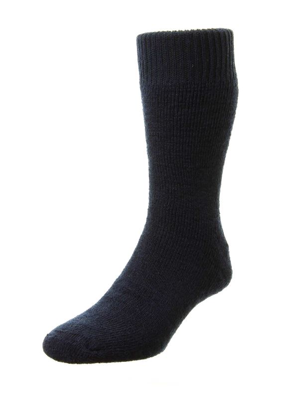 HJ Hall Rambler Fully Cushioned Wool Rich Socks Navy 2