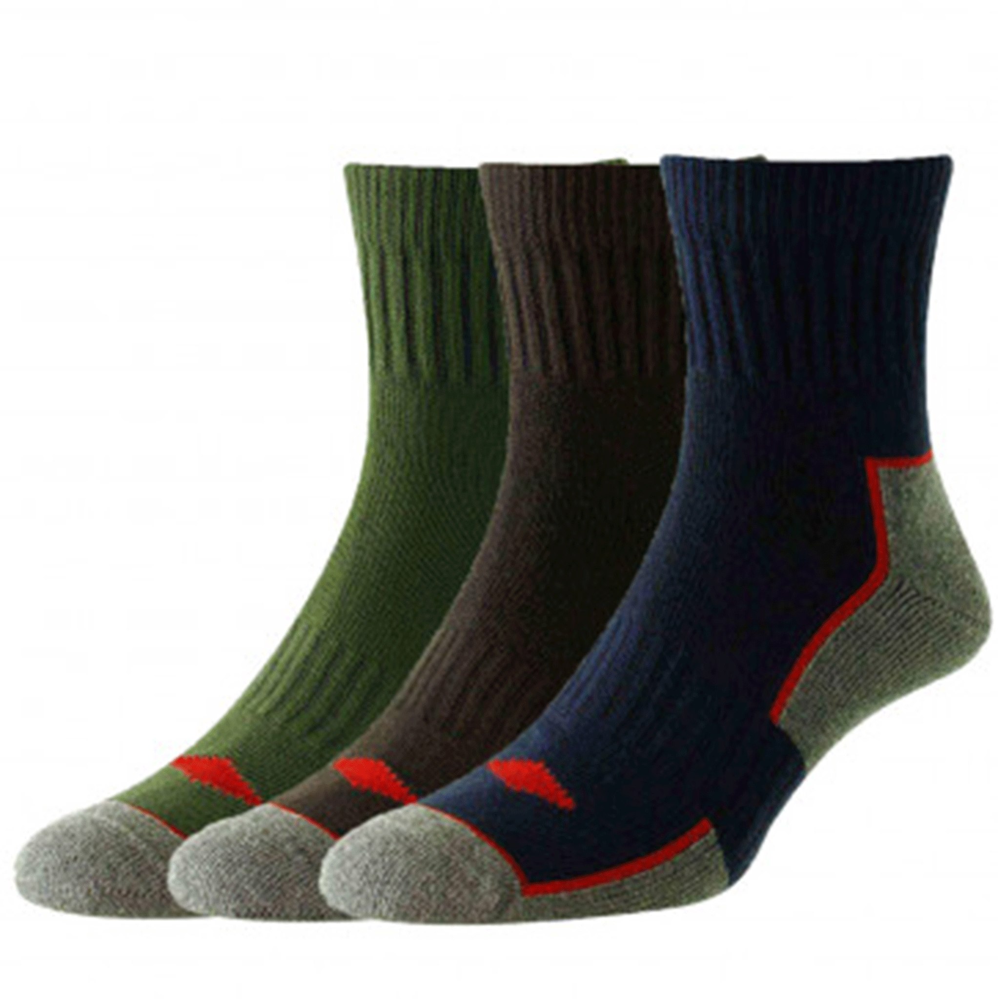 HJ Hall Socks Short Cotton Comfort - Pack of Three