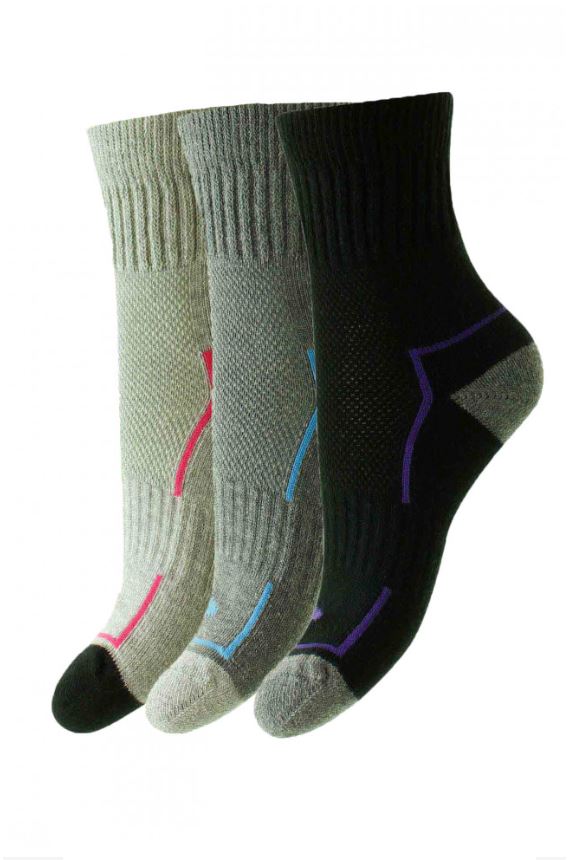 HJ Hall Women's Comfort Top Work Socks (3 Pairs) 2