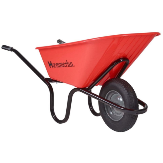 Haemmerlin 120L Crusader Pneumatic Tyre Wheelbarrow 1