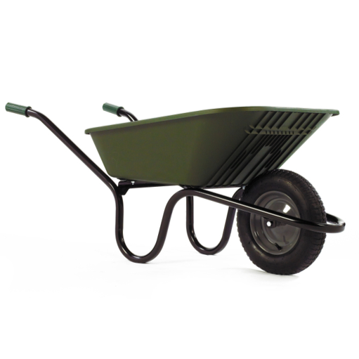 Haemmerlin Vibrante GO Green 90L Pneumatic Wheelbarrow 1