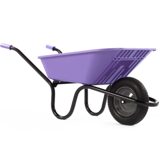 Haemmerlin Vibrante GO Lilac 90L Pneumatic Wheelbarrow 1
