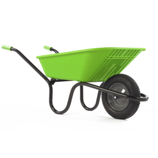 Haemmerlin Vibrante GO Lime 90L Pneumatic Wheelbarrow 1