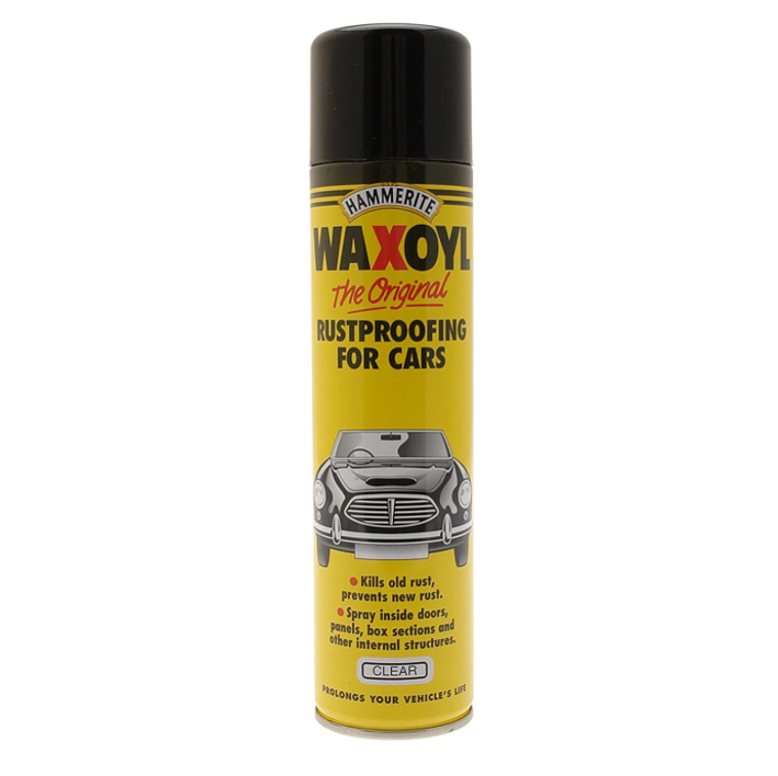 Hammerite Waxoyl Treatment Paint 400ml Clear Aerosol