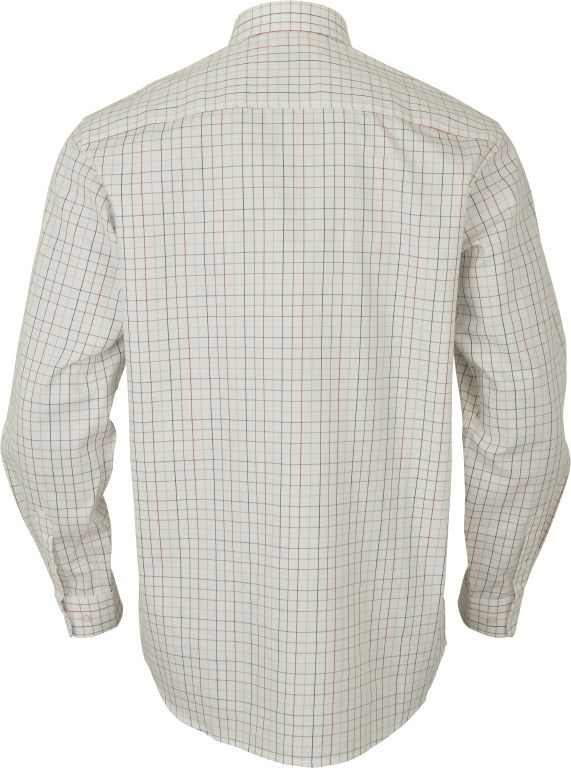 Harkila Allerston Long Sleeve Shirt Bloodstone Red-White 2