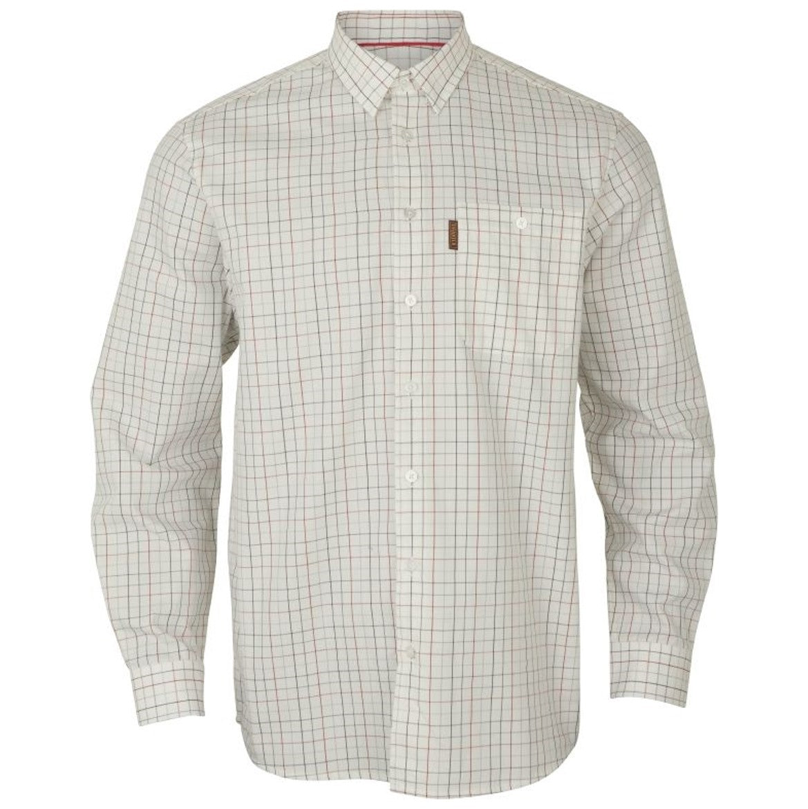 Harkila Allerston Long Sleeve Shirt Bloodstone Red-White 6