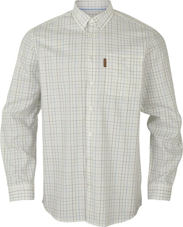 Harkila Allerston Long Sleeve Shirt Strong Blue-White 4