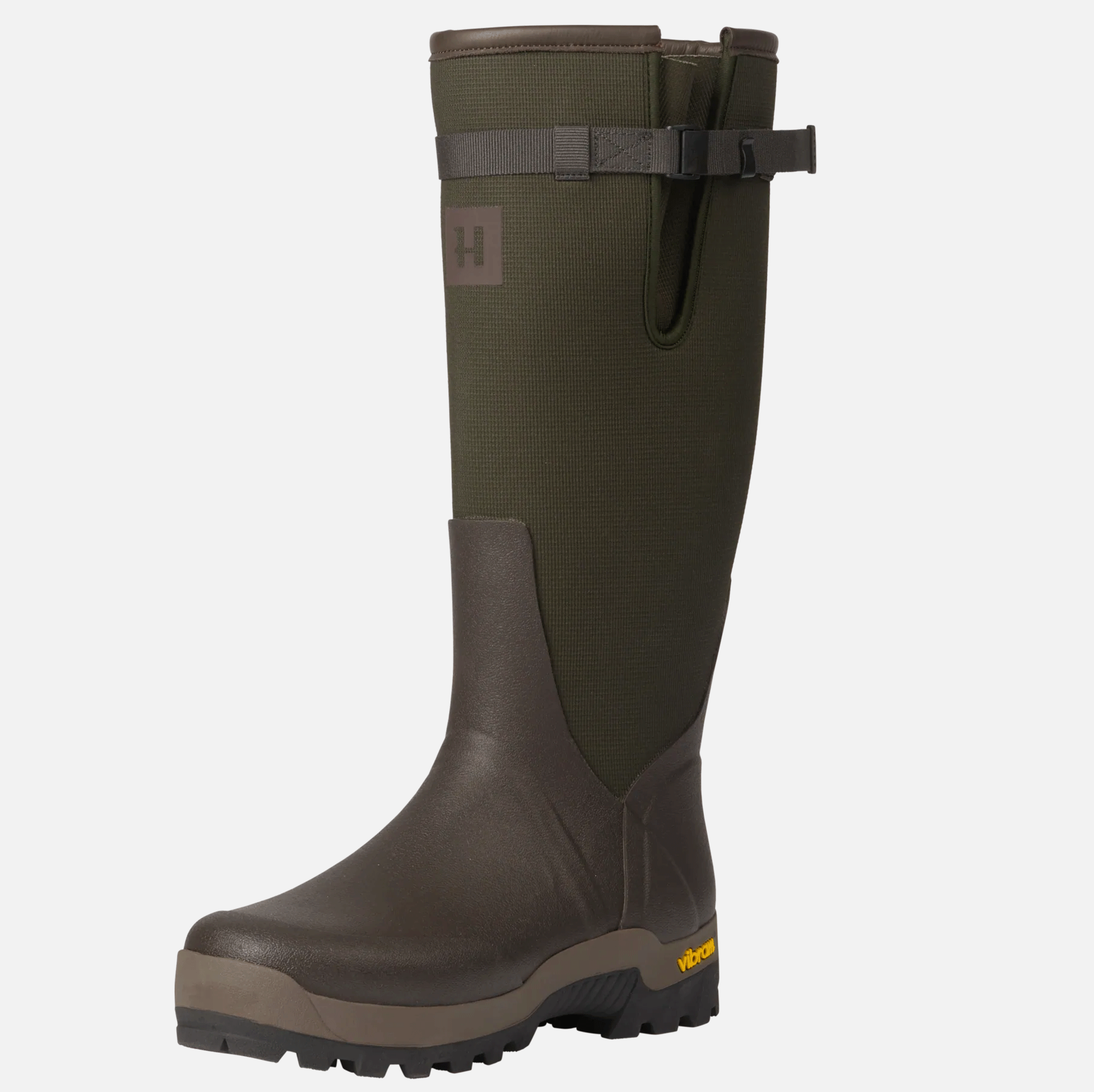 Harkila Forester Textile Rubber Boot Willow Green-Deep Brown