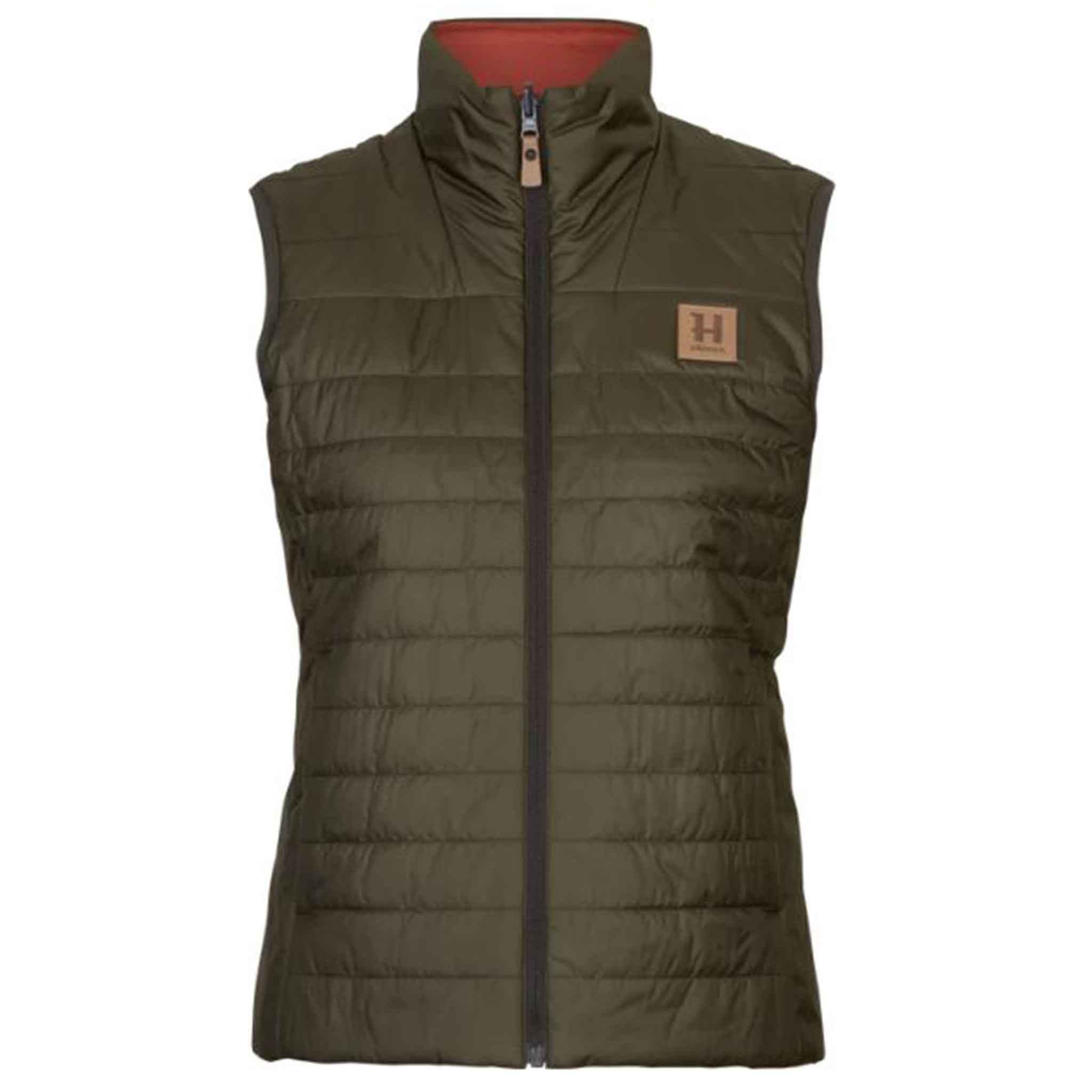 Harkila Kalix Women's HSP Waistcoat Willow Green-Arabian Spice