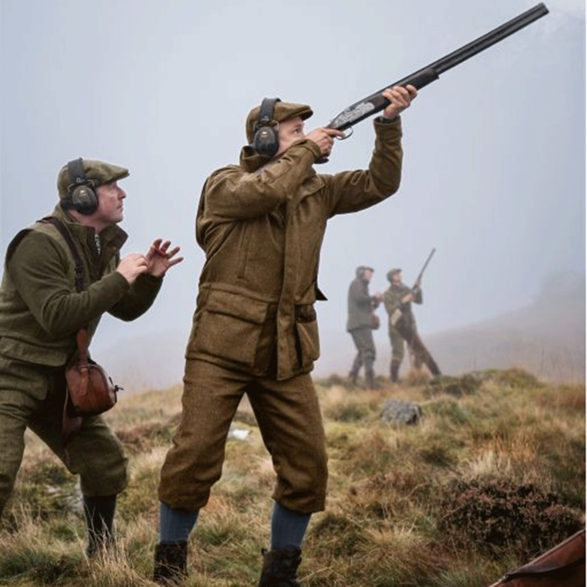 Harkila Kenmore GTX Tweed Jacket Terragon Brown