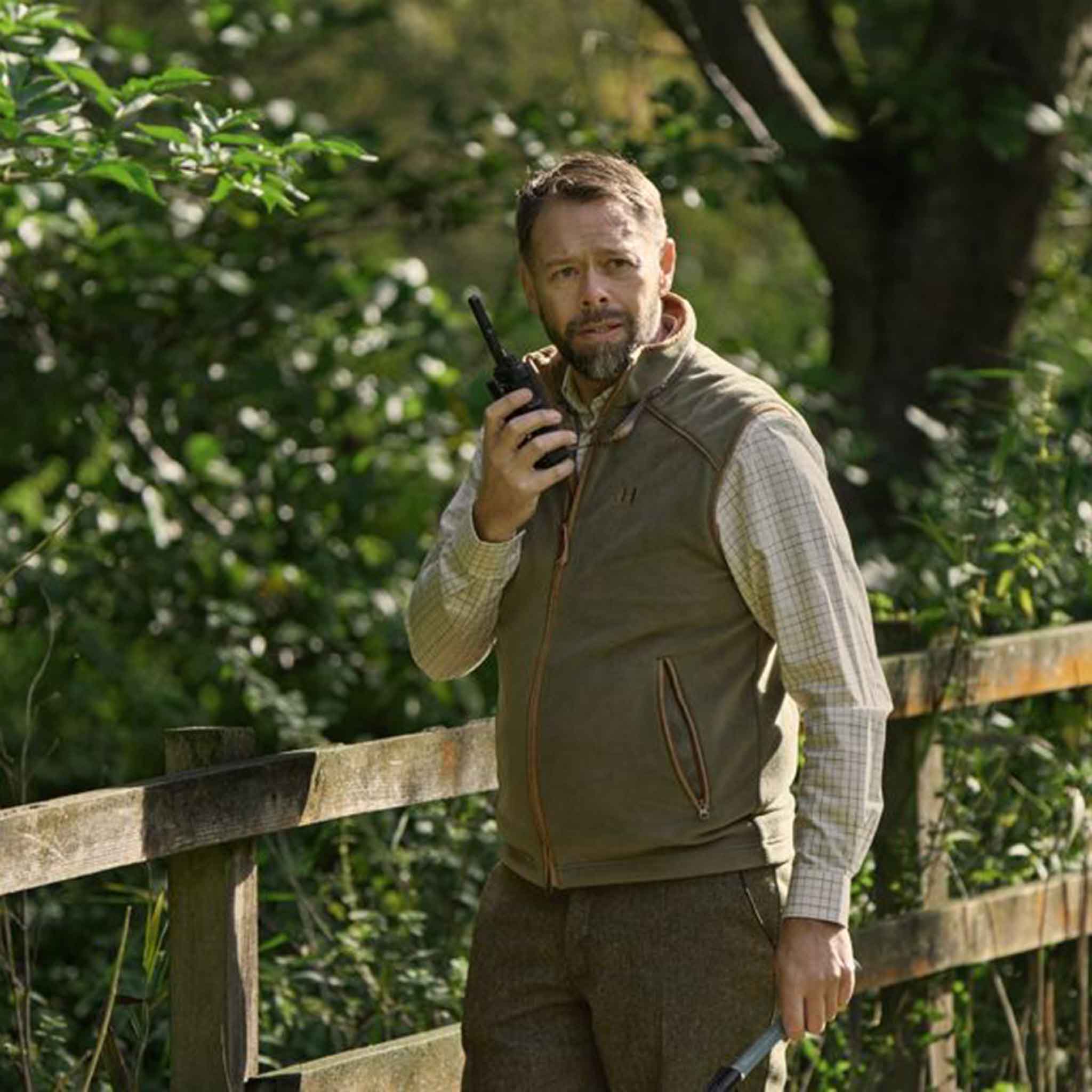 Harkila Portfield L/S Shirt Naval Blue