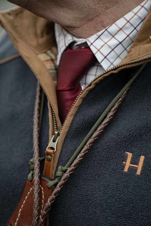 Harkila Sandhem 200 Fleece Waistcoat Dark Navy 1