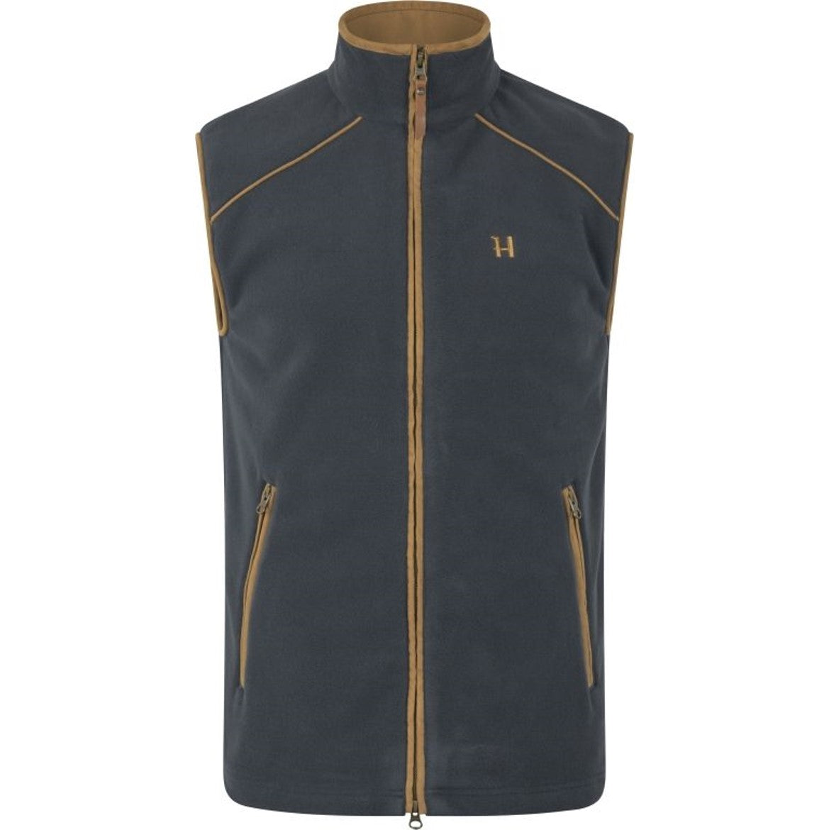 Harkila Sandhem 200 Fleece Waistcoat Dark Navy 5