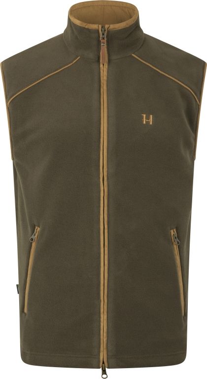 Harkila Sandhem 200 Fleece Waistcoat Willow Green 1
