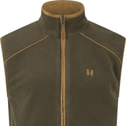 Harkila Sandhem 200 Fleece Waistcoat Willow Green 1