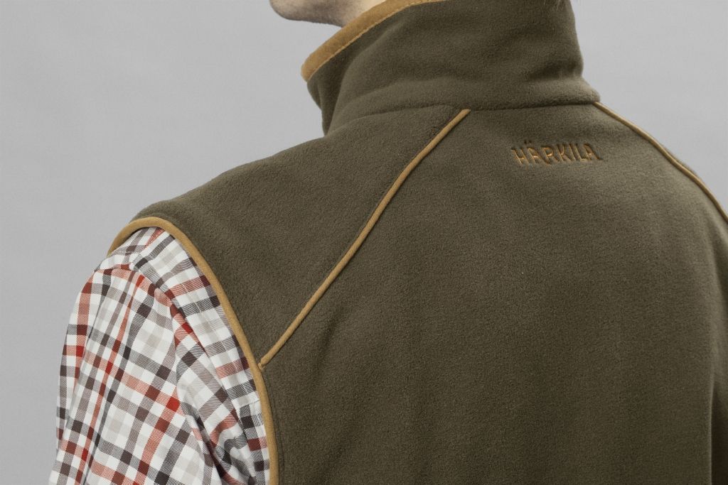 Harkila Sandhem 200 Fleece Waistcoat Willow Green 4
