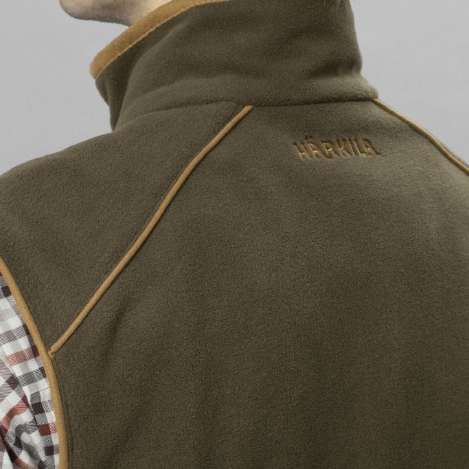 Harkila Sandhem 200 Fleece Waistcoat Willow Green 4