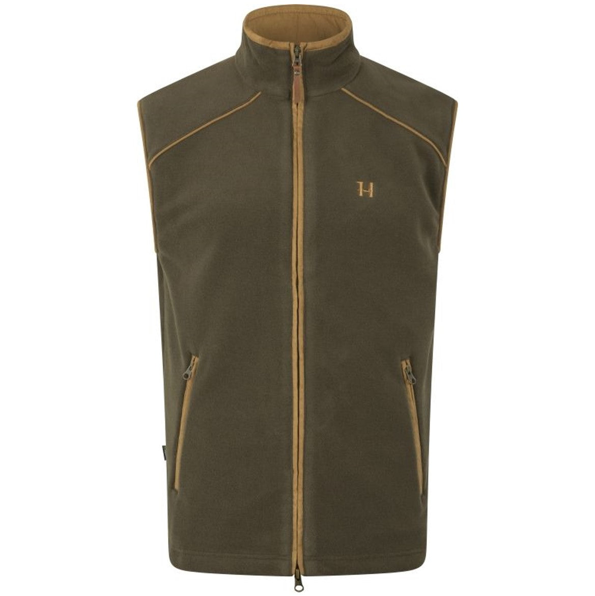 Harkila Sandhem 200 Fleece Waistcoat Willow Green