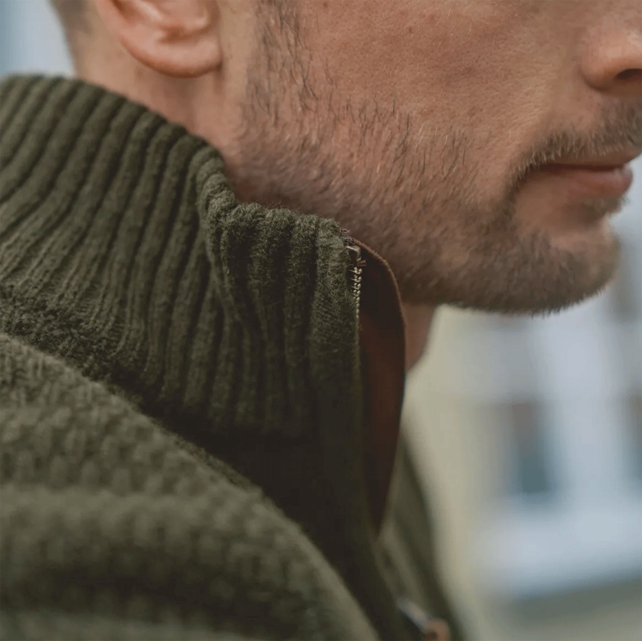 Harkila Vincent Merino Half Zip Pullover Demitasse Brown