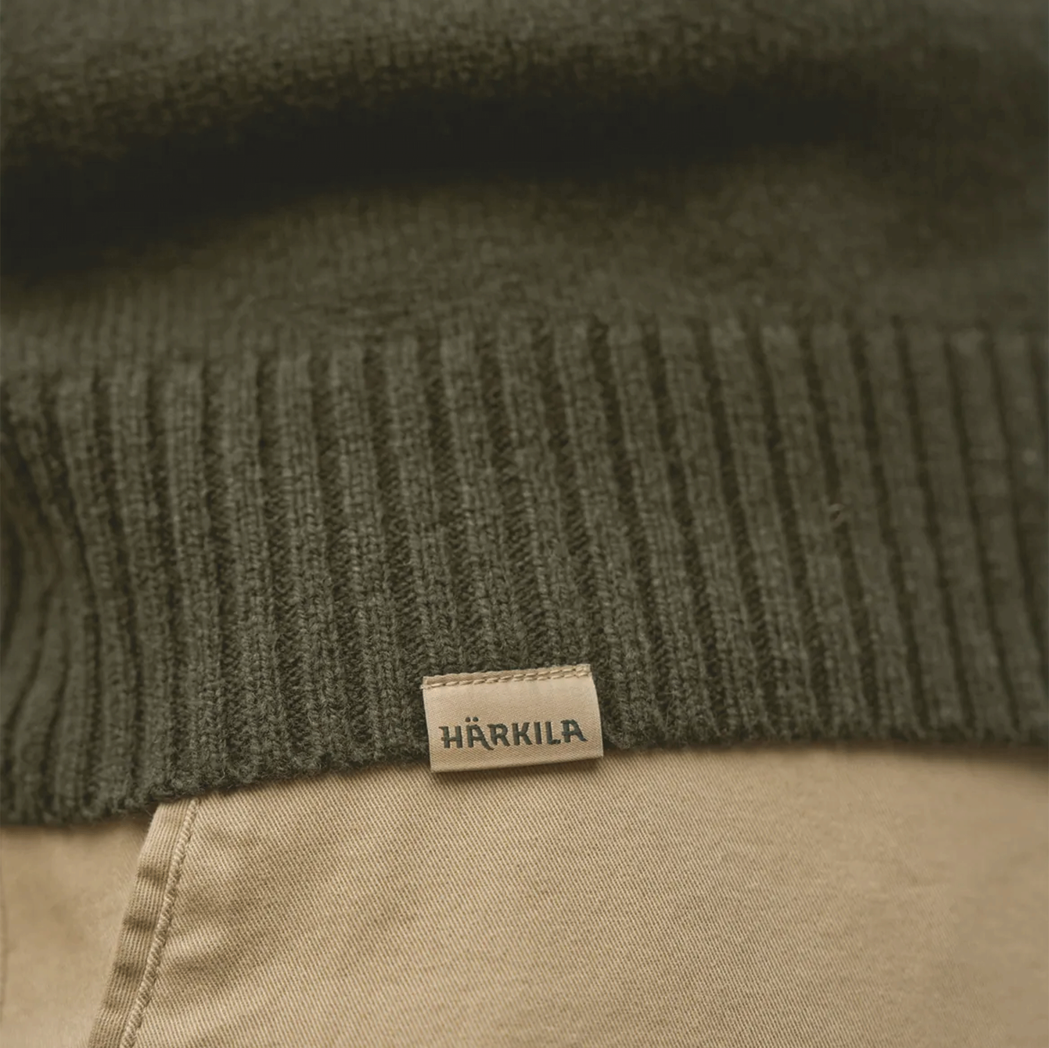 Harkila Vincent Merino Half Zip Pullover Demitasse Brown