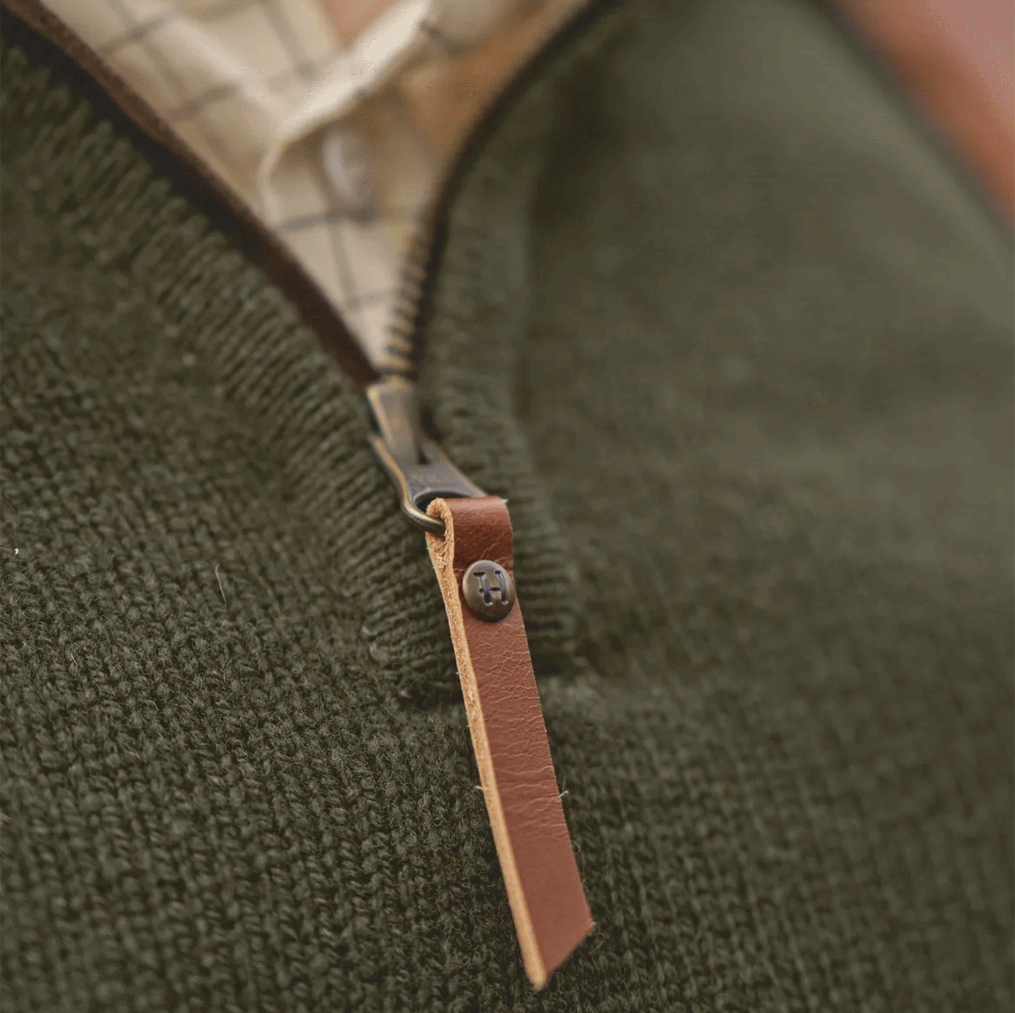 Harkila Vincent Merino Half Zip Pullover Demitasse Brown