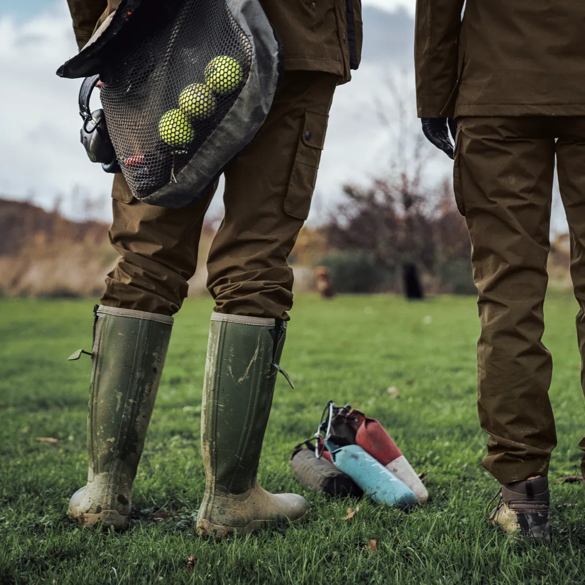 Harkila Retrieve Trousers in Warm Olive