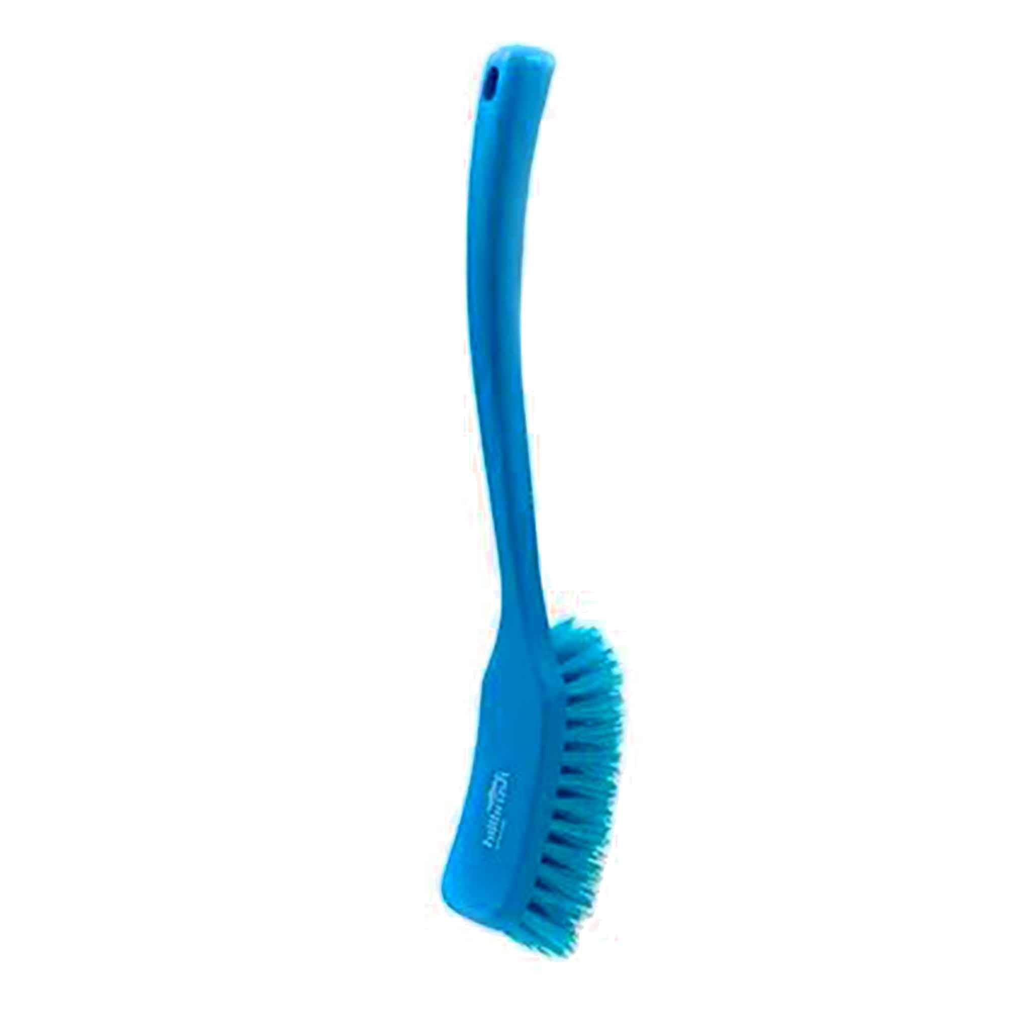 Hillbrush Long Handle Blue Brush Stiff Bristles 406 x 50mm