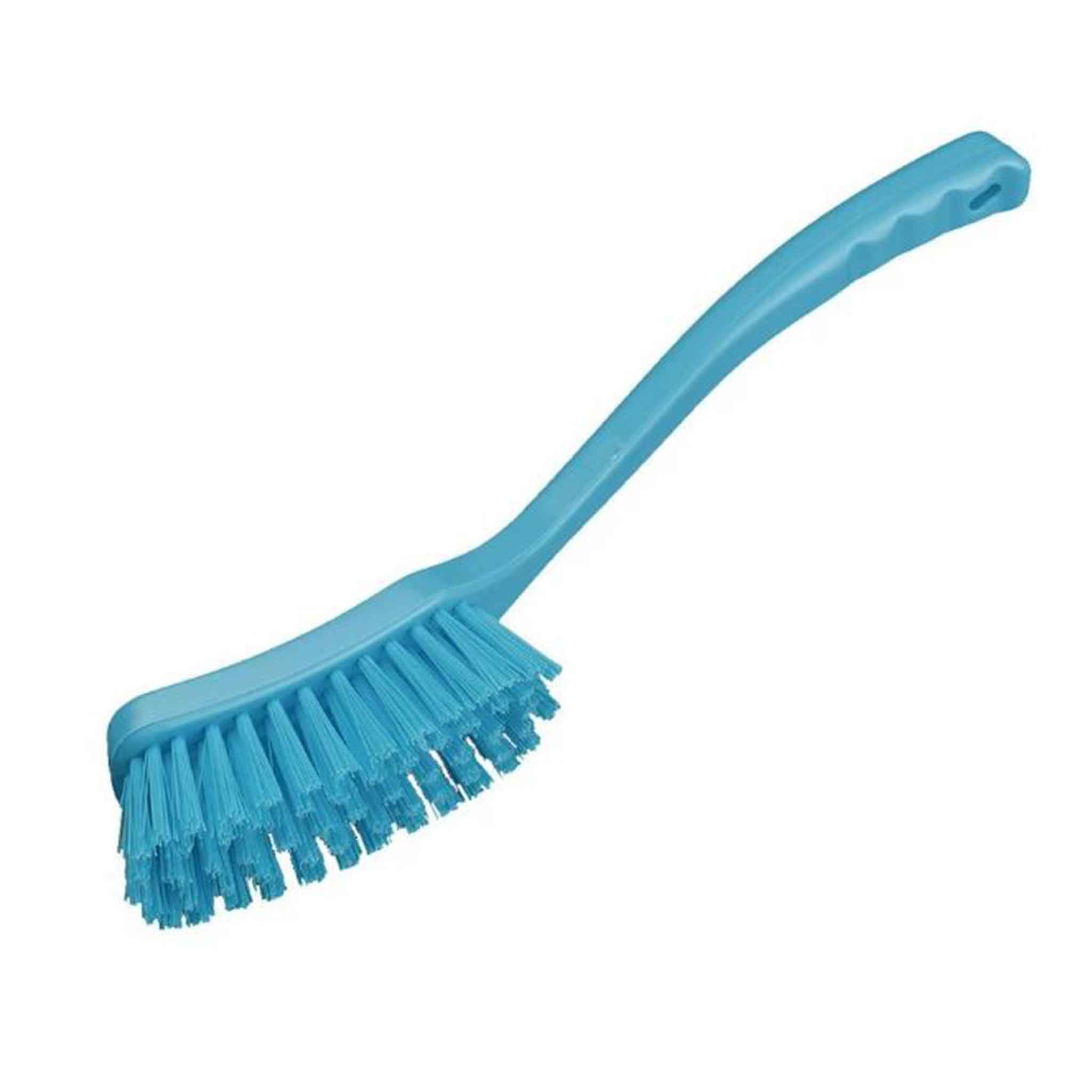 Hillbrush Long Handle Blue Brush Stiff Bristles 406 x 50mm
