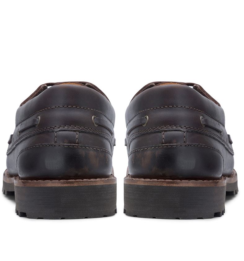 Hoggs Kintyre Rugged Moccasin Boat Shoe Chestnut 2