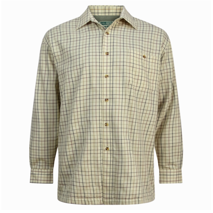 Hoggs of Fife Birch Micro Fleece Lined Shirt 1
