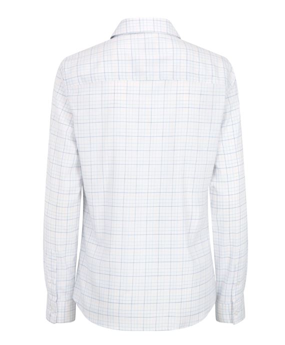 Hoggs of Fife Callie Twill Check Shirt White-Pink-Blue 3