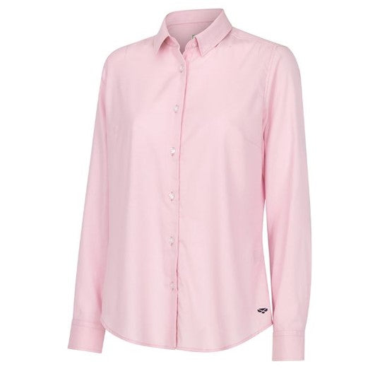 Hoggs of Fife Callie Twill Shirt Plain Pink 1